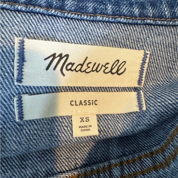 Madewell The Jean Jacket in Medford Wash Denim Trucker Jacket Size XS - Picture 10 of 13